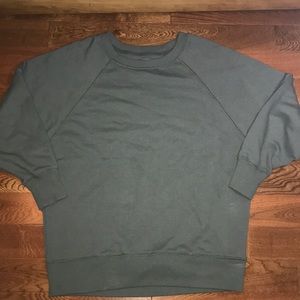 army green sweatshirt